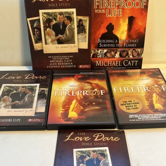 THE LOVE DARE BIBLE STUDY LEADER KIT Based on Fireproof the Movie Opened Box - Picture 3 of 10